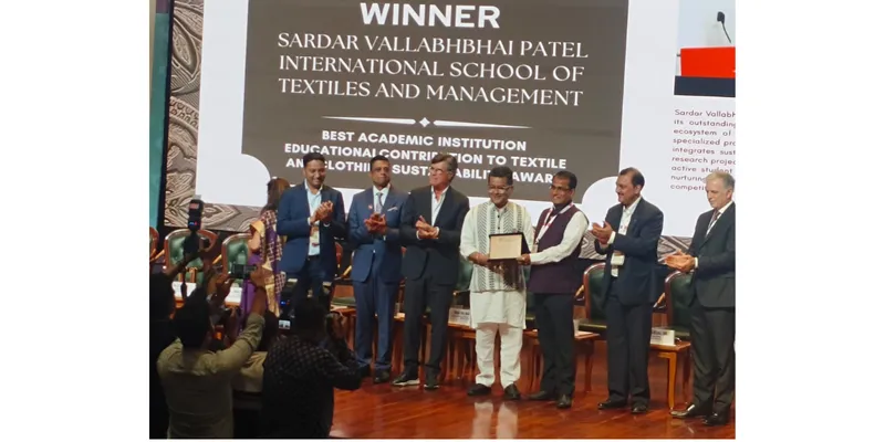 SVPISTM Receives National Sustainability Award and Showcases Kasturi Fashion Collection at Bharat Tex 2026